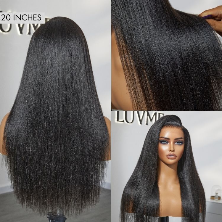 PreMax 2.0 Wigs | Nature Max Yaki Straight Ear-to-ear Glueless 13x5 Frontal HD Lace C Part Wig - Image 8
