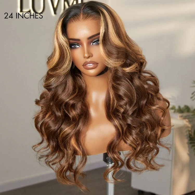 PreMax 2.0 Wigs - Nature Max Blonde Highlight Loose Body Wave Ear-to-ear Glueless 13x6 Frontal HD Lace Wig Pre-Cut Lace - Image 6