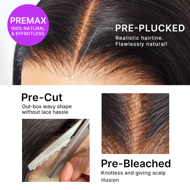 180% Density Kinky Curly PartingMax Glueless 7x6 Closure HD Lace Wig Pre-Cut Lace Flexi-Fit Drawstring Cap - Image 10