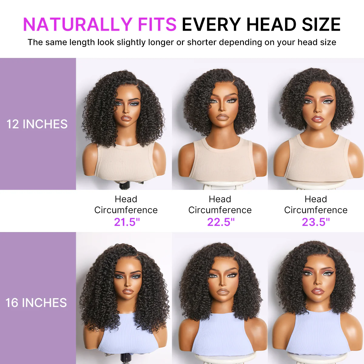 180% Density Kinky Curly PartingMax Glueless 7x6 Closure HD Lace Wig Pre-Cut Lace Flexi-Fit Drawstring Cap - Image 14