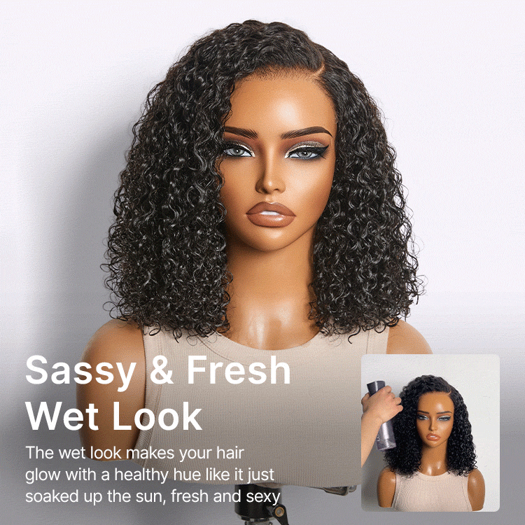 180% Density Kinky Curly PartingMax Glueless 7x6 Closure HD Lace Wig Pre-Cut Lace Flexi-Fit Drawstring Cap - Image 9