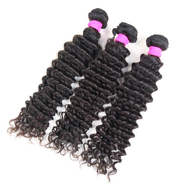 1pc Deep Wave 100% Virgin Human Hair Bundle - Image 5
