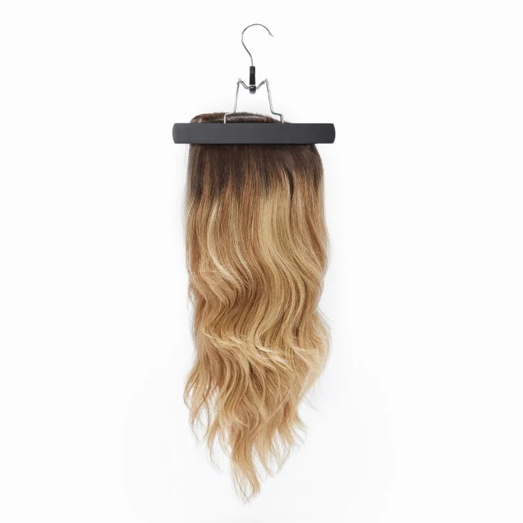 2pcs Portable Hair Extension Storage Wig Bags with Anti-slip Wooden Hanger & Transparent Zip Up Closure | Add-on Item - Image 5