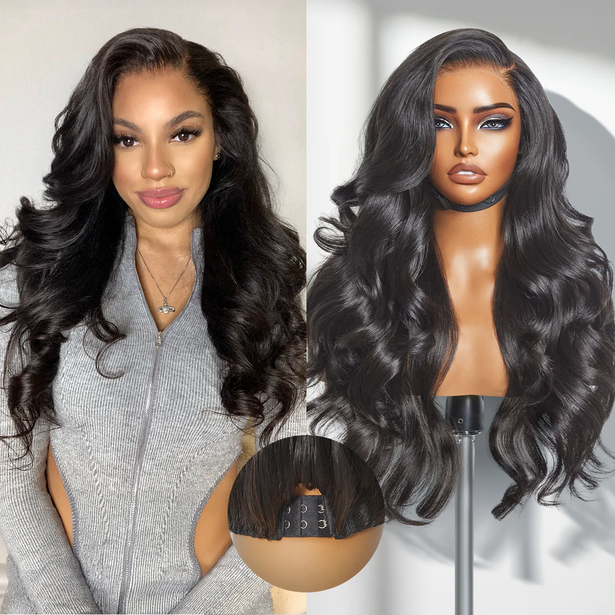 48H Delivery | Luvme All-Day Comfort™ Wig PartingMax Glueless 7x6 Closure HD Lace Loose Body Wave Long Wig Pre-Cut Lace - Image 4