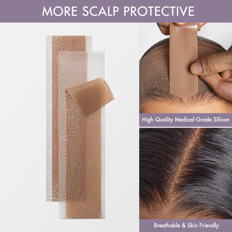 8pcs Fake Scalp Tape for Wigs, Invisible Knots & Grids Eraser | Add-on Item - Image 5