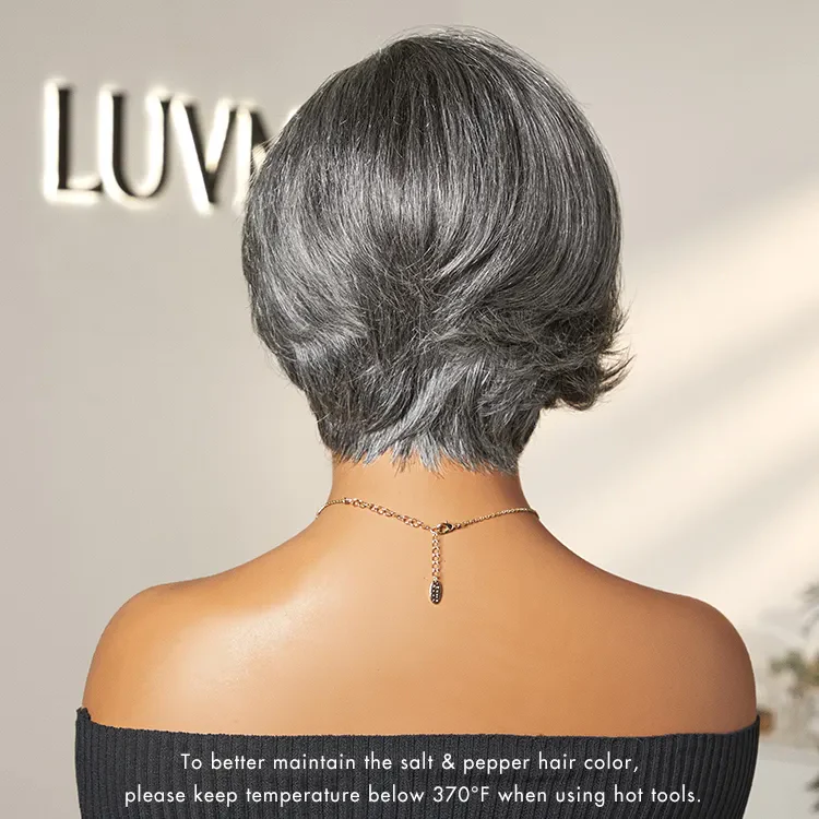 Affordable Pixie Cut Minimalist HD Lace Glueless Wig Pre-Cut Lace - Image 9