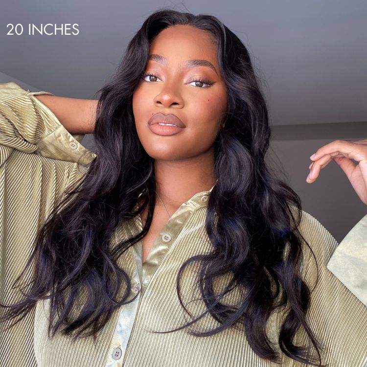Breathable Cap Loose Body Wave Glueless 5x5 Upgraded Lace Front Mid Part Long Wig - US Only - Image 5
