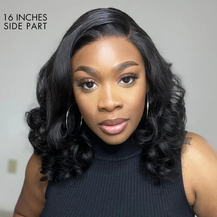 Breathable Cap Loose Body Wave Glueless 5x5 Upgraded Lace Front Mid Part Long Wig - US Only - Image 8