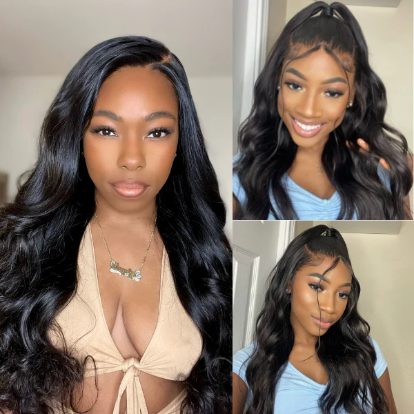 Breathable Cap Loose Body Wave Glueless 5x5 Upgraded Lace Front Mid Part Long Wig - US Only - Image 9