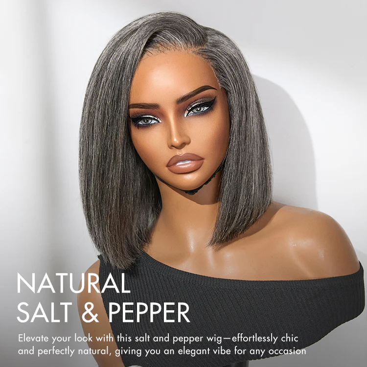 AiryFitâ„¢ Scalp Care Wigs | Silky Blunt Cut Bob Snugfit Glueless Minimalist HD Lace Short Wig Pre-Cut Lace - US Only - Image 11