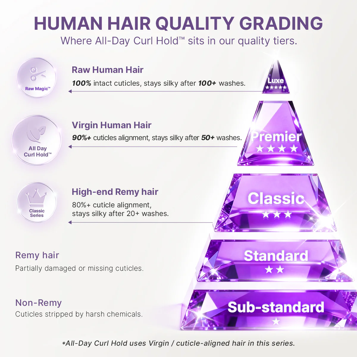 All-Day Curl Hold™ Premier Grade Hair 250% Density Loose Wave SilkShield™ Glueless 13x4 HD Lace Front Wig Pre-Cut Lace Flexi-Fit Drawstring Cap - Image 8