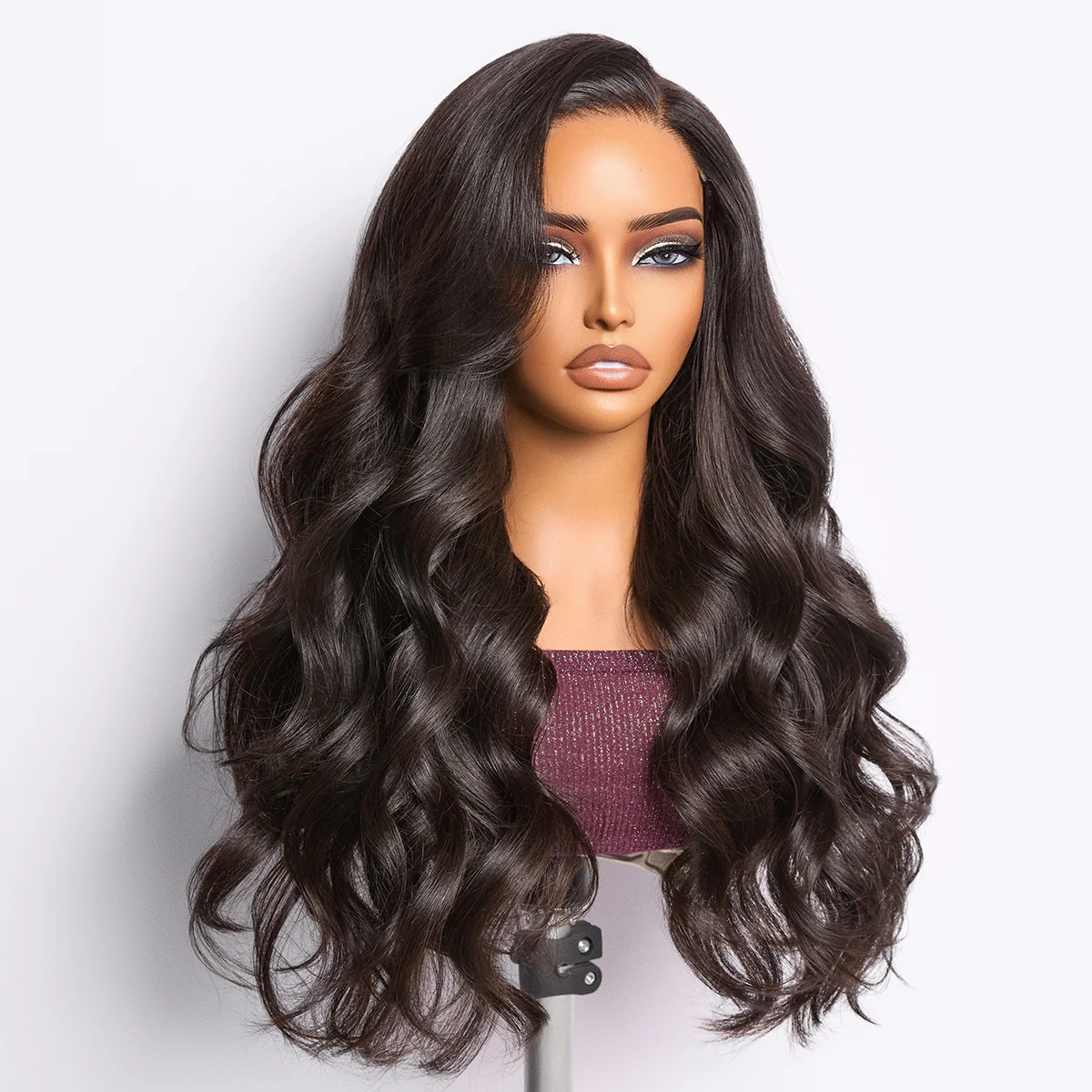 Amara | RawMagic -Natural Black Body Wave 5x5 Closure HD Lace Glueless Wig Human Hair - Image 2