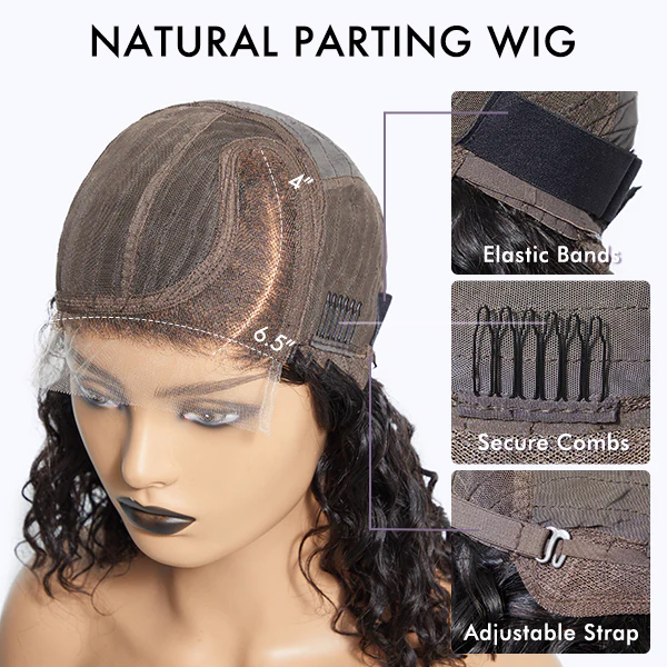 Ash Blonde Highlight Loose Wave Glueless Minimalist HD Lace Short Wavy Wig Pre-Cut Lace - Image 6