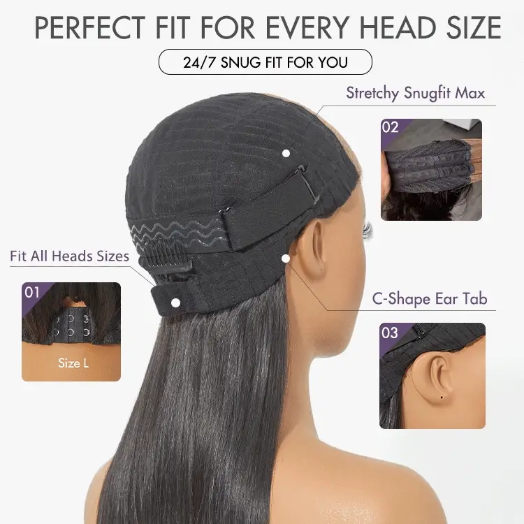 Blonde Highlight / Brown Highlight Short Layered Bob Wig Glueless 5x5 Closure Pre-Cut Lace Wig - Image 11