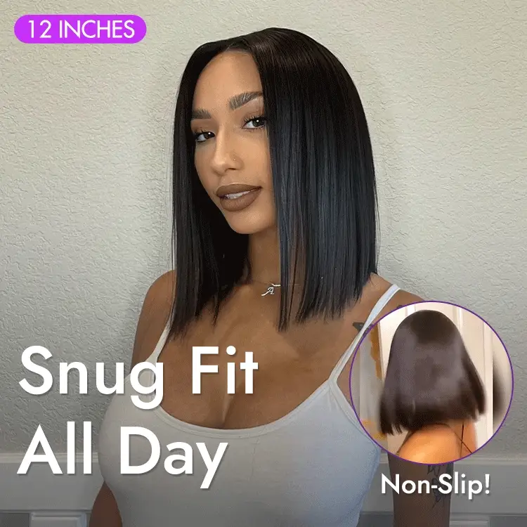 Glueless 4x4 Closure Undetectable HD Lace Bob Wig 100% Human Hair | Pre-bleached Knots - US Only - Image 7