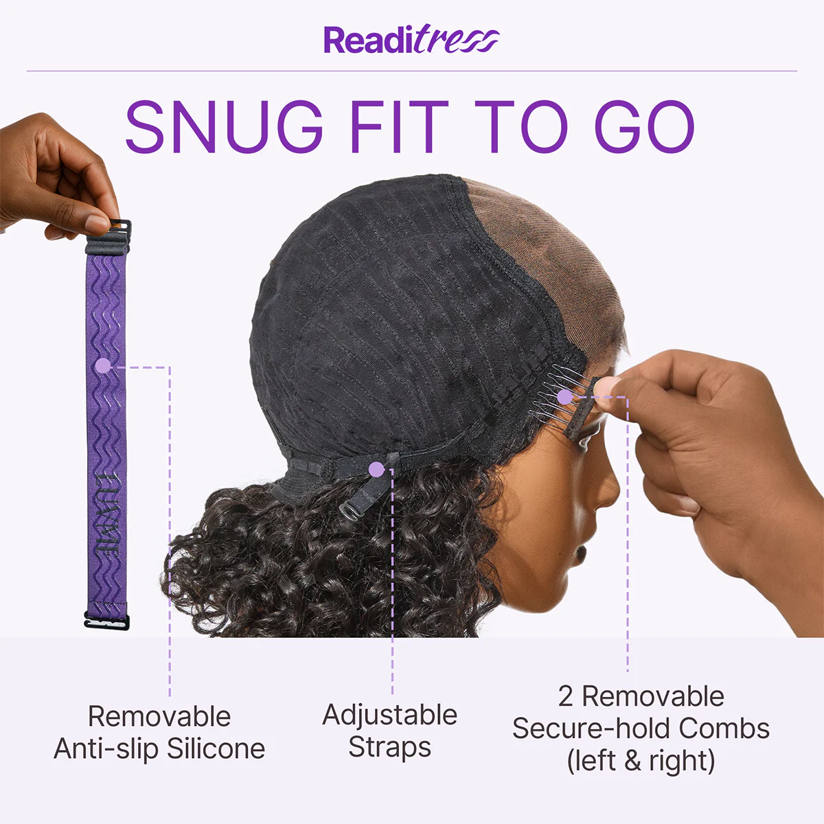Readitress™ Boho Braids Deep Curly Glueless 5x5 Closure Lace with Braided Top Human Hair Wig Pre-Cut Lace - Image 17