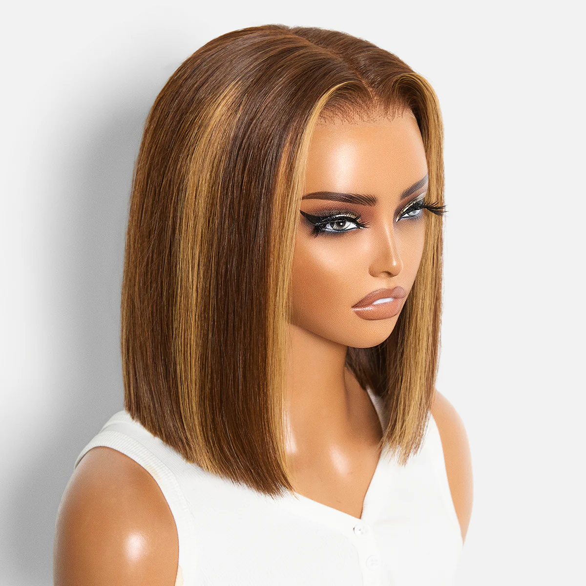 BOSS BOB | RawMagic x Kim Kimble Icon Collection 613 Blonde 13x6 Frontal HD Lace Bob Wig with Drawstring Cap Pre-cut Lace - Image 17