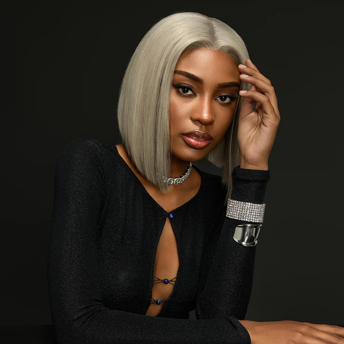 BOSS BOB | RawMagic x Kim Kimble Icon Collection 613 Blonde 13x6 Frontal HD Lace Bob Wig with Drawstring Cap Pre-cut Lace - Image 5
