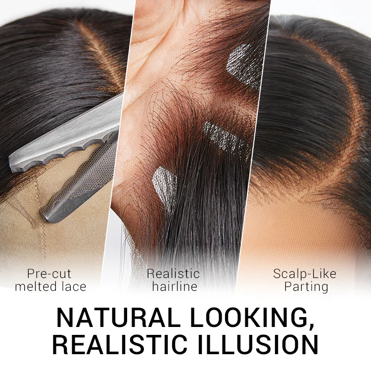 Bouncy Blonde Light Weight Left C Part Loose Wave Glueless 5x5 Closure Lace Wig Breathable Cap - US Only - Image 5