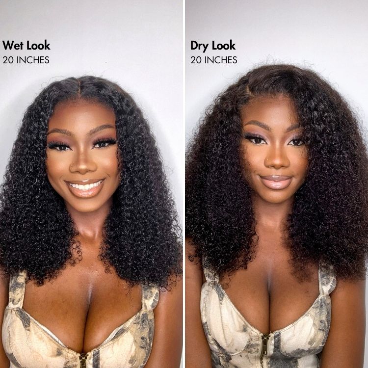4C Edges | Realistic Kinky Edges Afro Curly Glueless Long Wig 100% Human Hair -US Only - Image 4