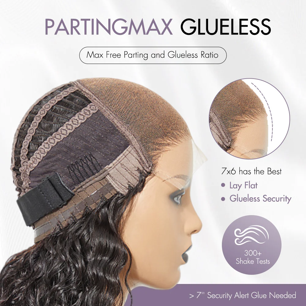 Special Deal | Luvme Hair PartingMax Glueless Wig Loose Body Wave 7x6 Closure HD Lace Pre Plucked & Bleached Breathable Cap - Image 11