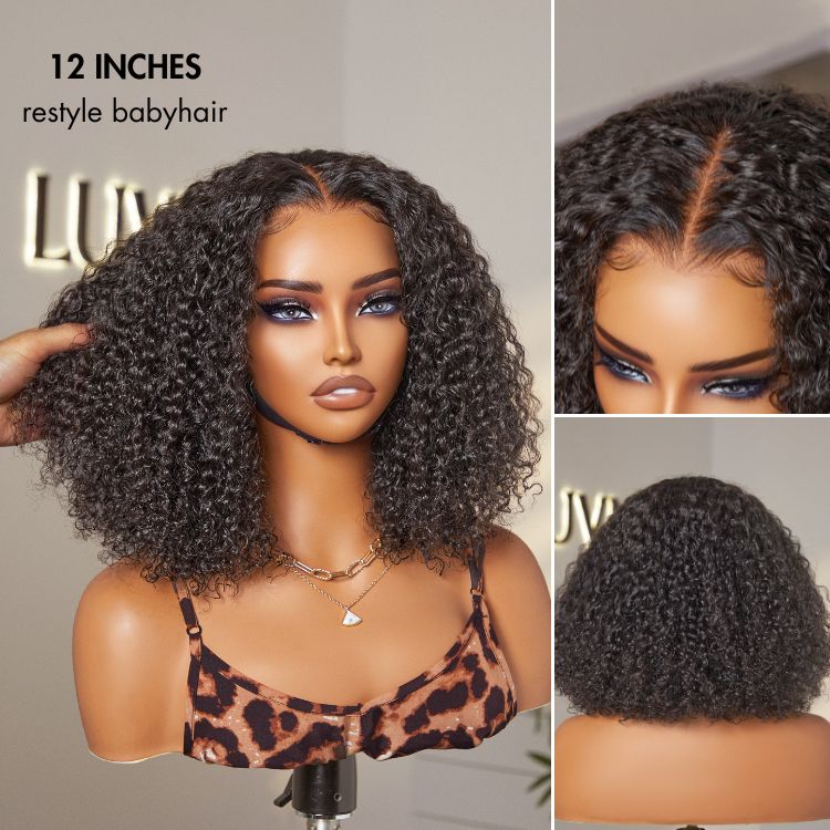 Crownease™ Go Natural Ease | Soft Kinky Curly Glueless 5x5 Closure HD Lace Wig Ready to Go - Image 3