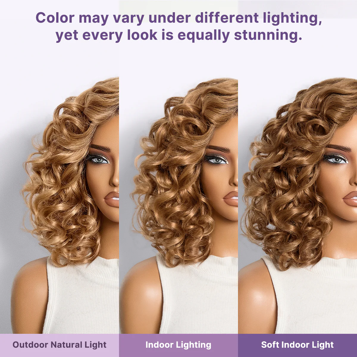Dark Root Ombre Brown Mature Bouncy Loose Wave Glueless Minimalist HD Lace Wig Ready to Go - Image 5