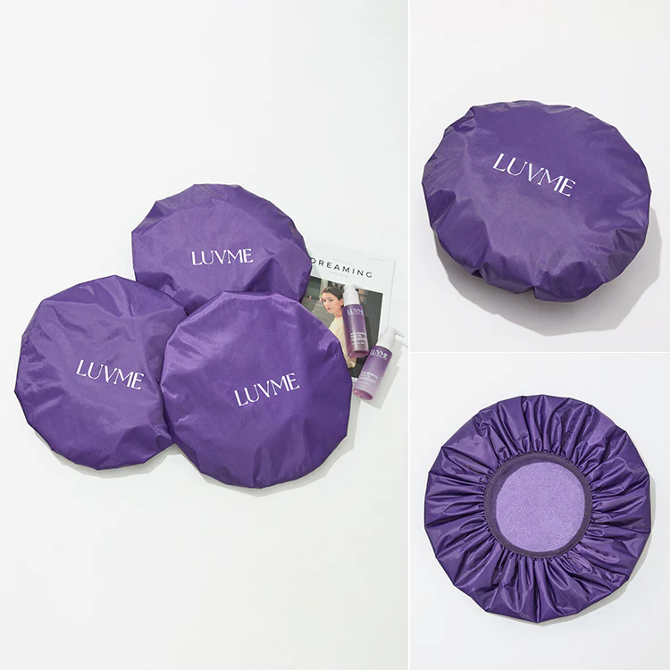 Dual-Layer Shower Cap 1pc, Perfect for All Hair Lengths, Breathable & Comfortable - Image 9