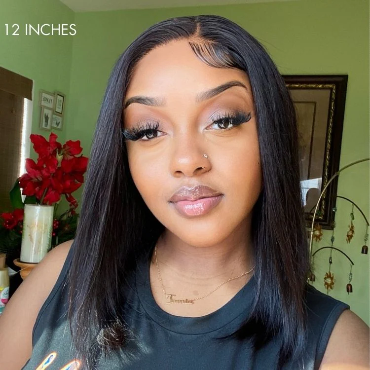 Effortless Straight 4x4 Closure Lace Glueless Mid Part Long Wig 100% Human Hair -US Only - Image 4