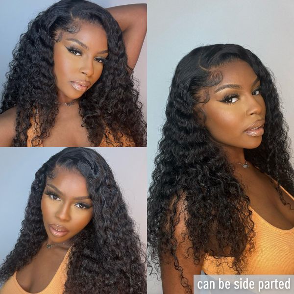 Luvme Gorgeous Deep Wave Full Hair Glueless 13x4 Frontal Undetectable HD Lace Long Wig 100% Human Hair - Image 3