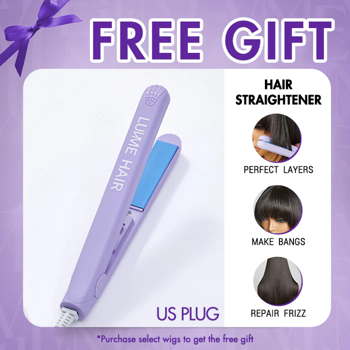 Graceful Natural Black Body Wave with Bangs 5x5 Closure Lace Glueless C Part Long Wig - US Only - Image 4