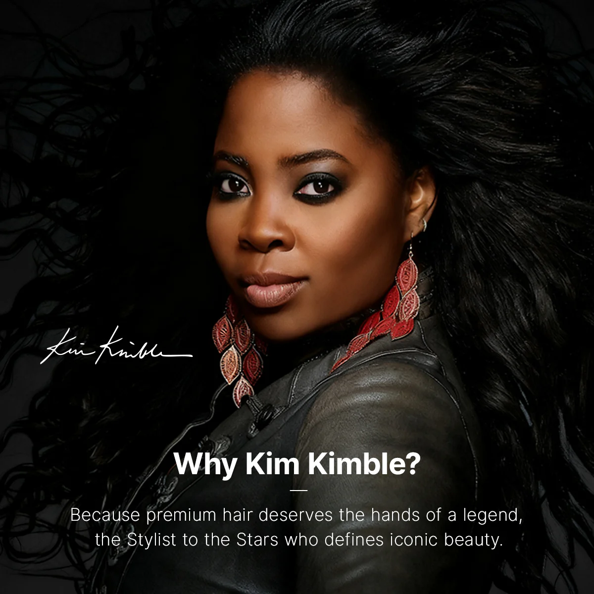 It Girl | RawMagic x Kim Kimble Icon Collection Silky Straight 13x6 Frontal HD Lace Wig with Drawstring Cap - Image 29