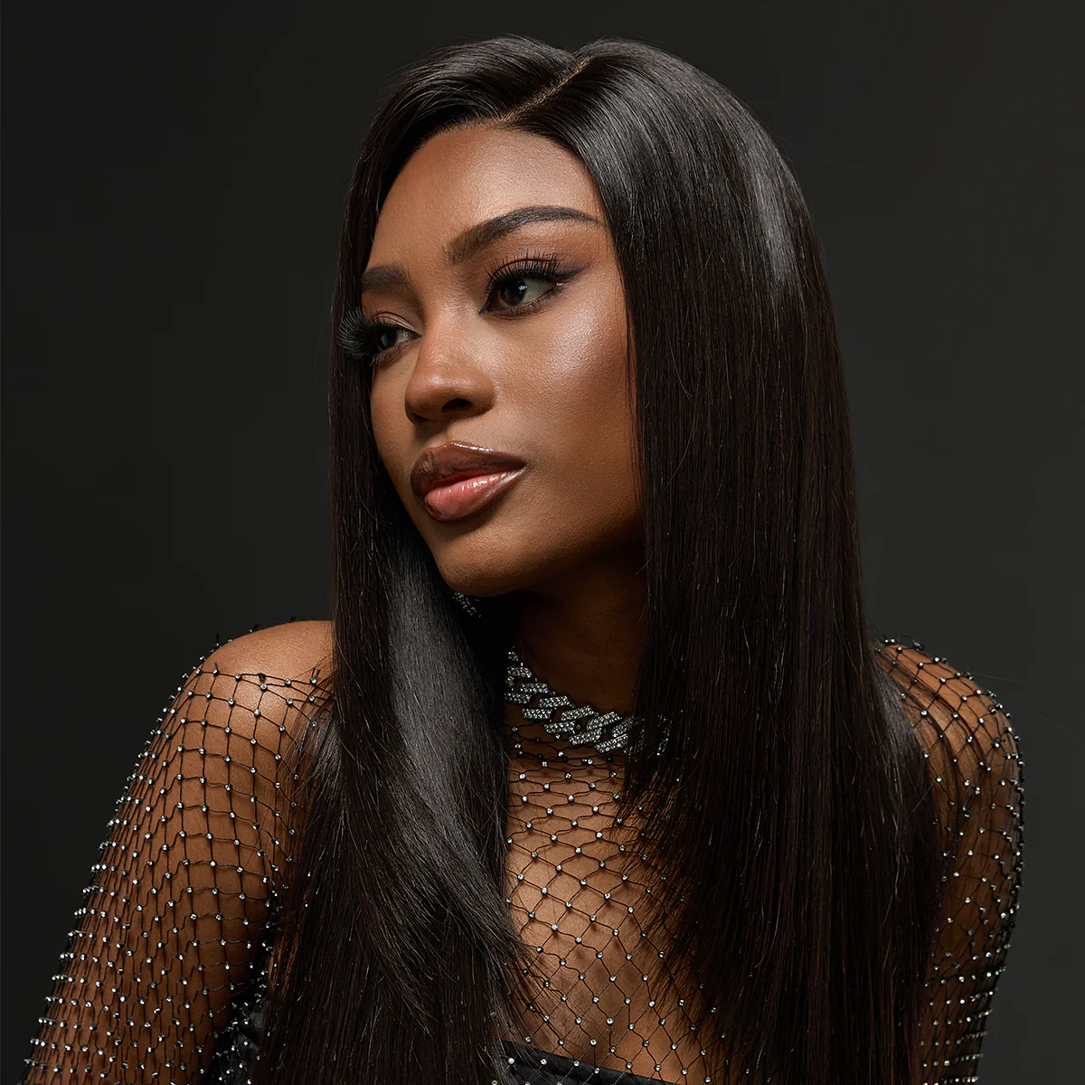 It Girl | RawMagic x Kim Kimble Icon Collection Silky Straight 13x6 Frontal HD Lace Wig with Drawstring Cap - Image 8