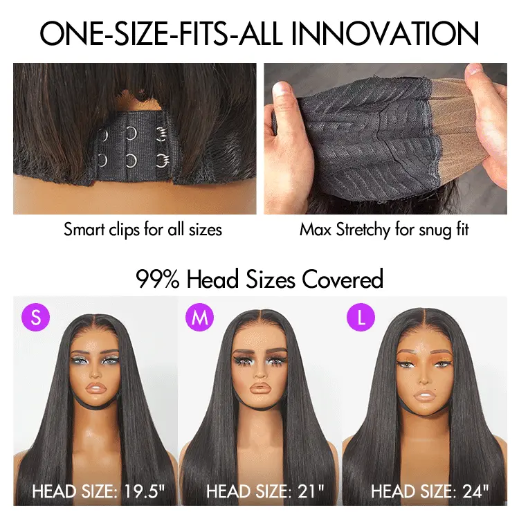 Luvme All-Day Comfort 250% Density Glueless 7x6 Closure HD Lace Loose Body Wave Long Wig Pre-Cut Lace - Image 2