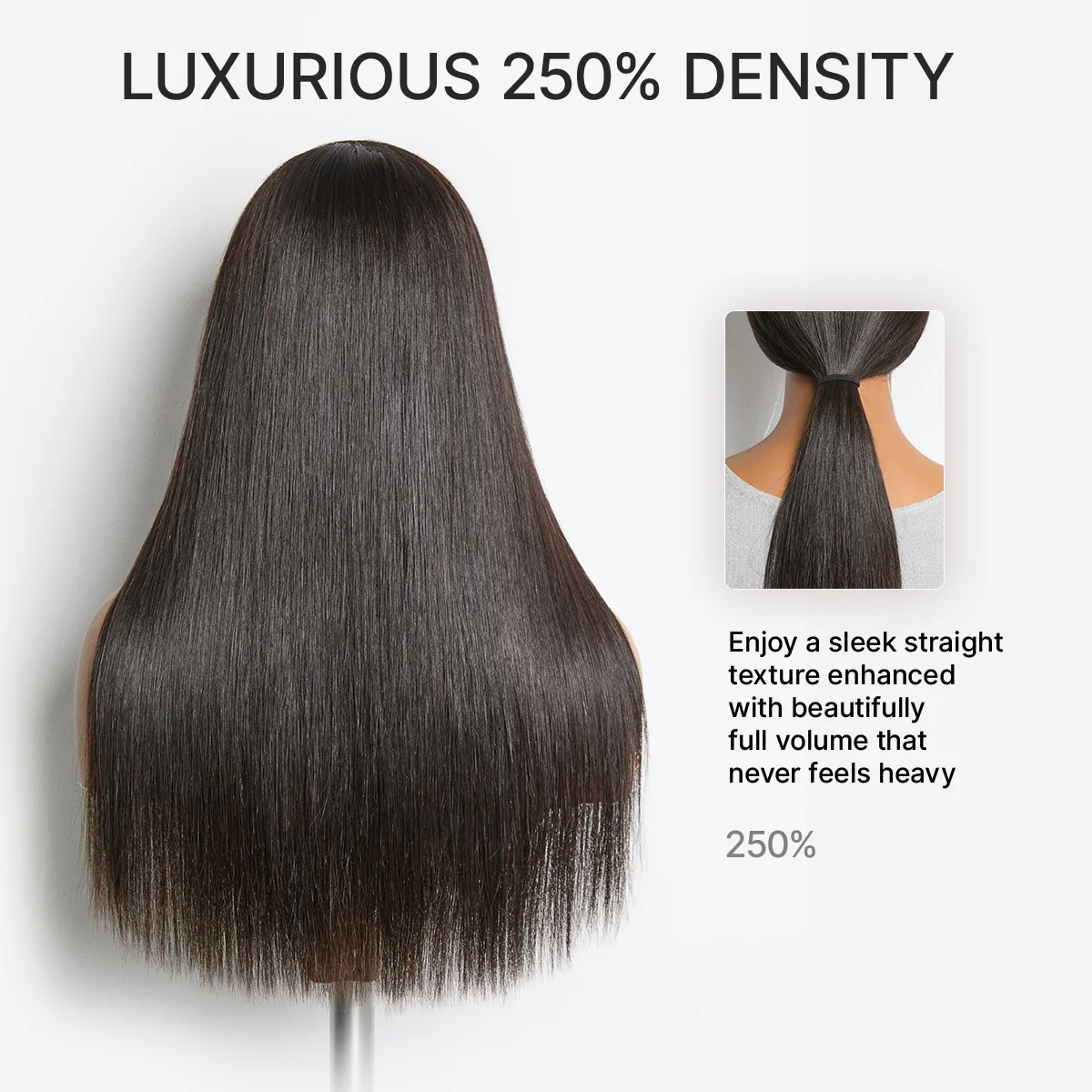 US Only | Luvme All-Day Comfort™ Wig 180% / 250% Density Bone Straight with Baby Hair PartingMax Glueless 7x6 Closure HD Lace Wig Pre-Cut Lace - Image 18