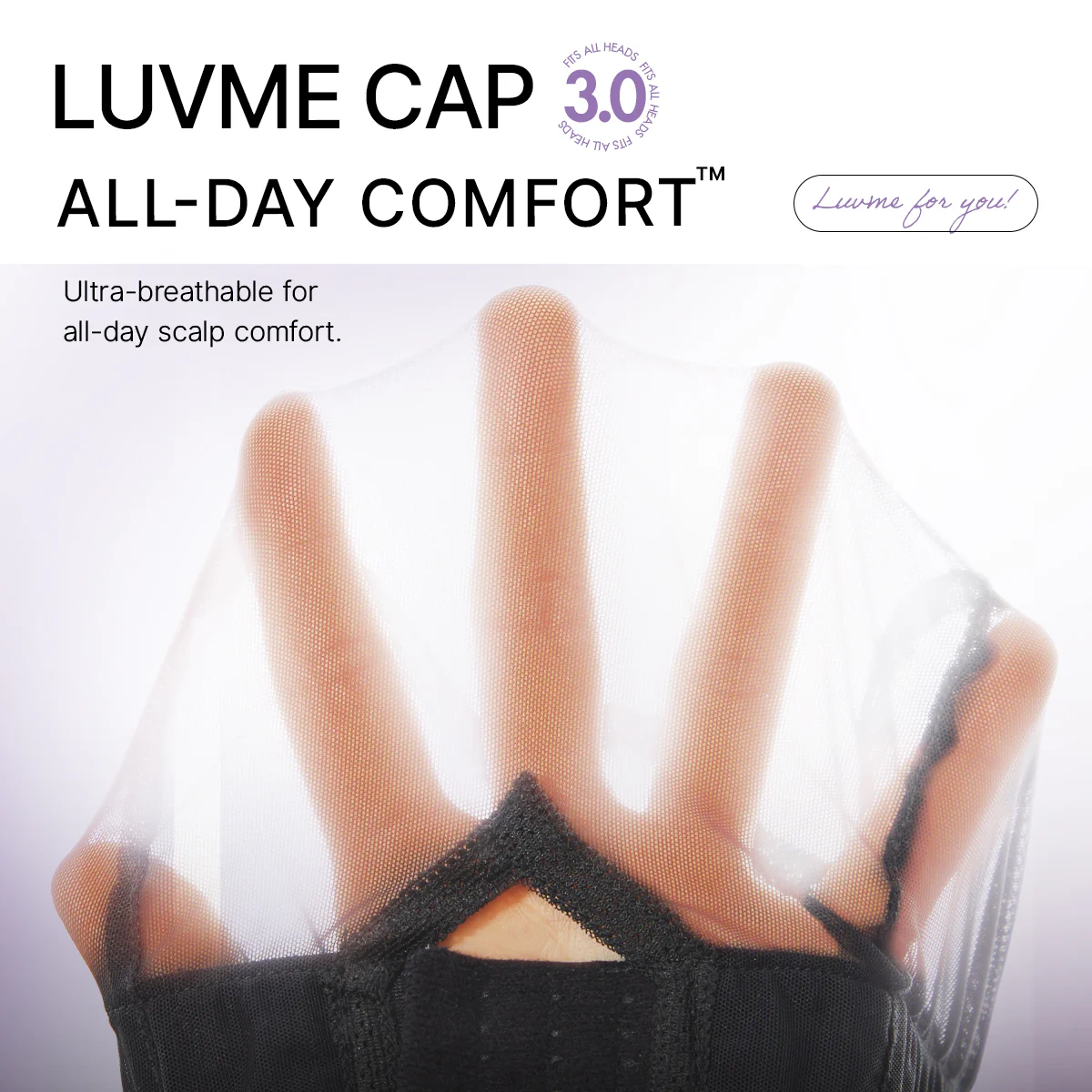 Luvme All-Day Comfort Wig 180% Density PartingMax Glueless 7x6 Closure HD Lace Blonde Highlight Loose Wave Wig Pre-Cut Lace - Image 6