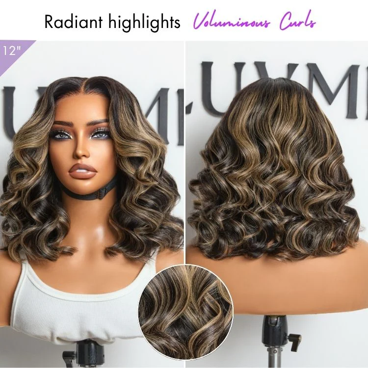 Luvme All-Day Comfortâ„¢ Wig Blonde Highlight Loose Wave Glueless Minimalist HD Lace T Part Wig Pre-Cut Lace - Image 3