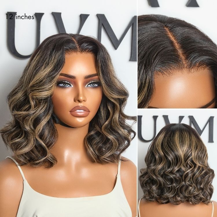 Luvme All-Day Comfortâ„¢ Wig Blonde Highlight Loose Wave Glueless Minimalist HD Lace T Part Wig Pre-Cut Lace - Image 5