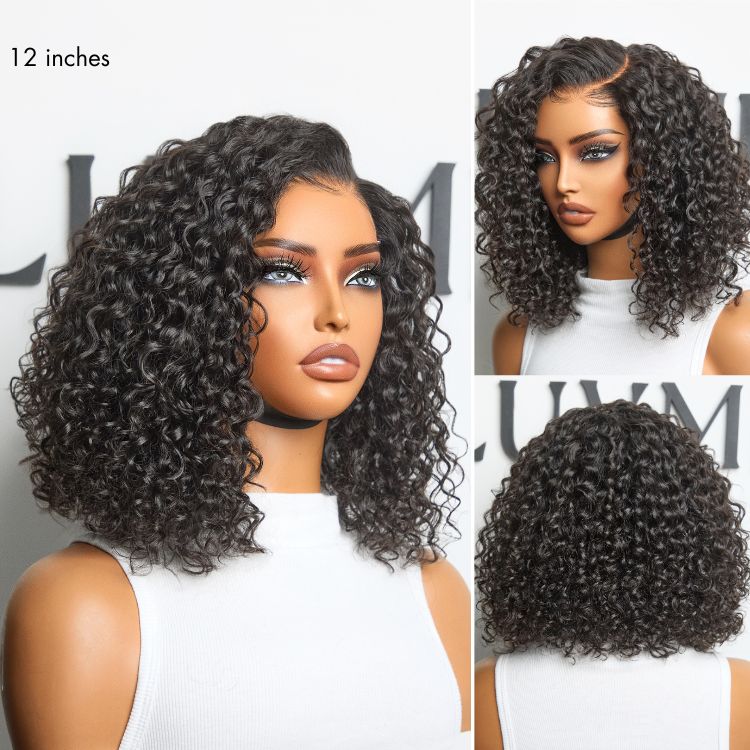Luvme All-Day Comfort™ Wig Deep Wave Glueless Minimalist HD Lace Human Hair Curly Wig Pre-Cut Lace - Image 11