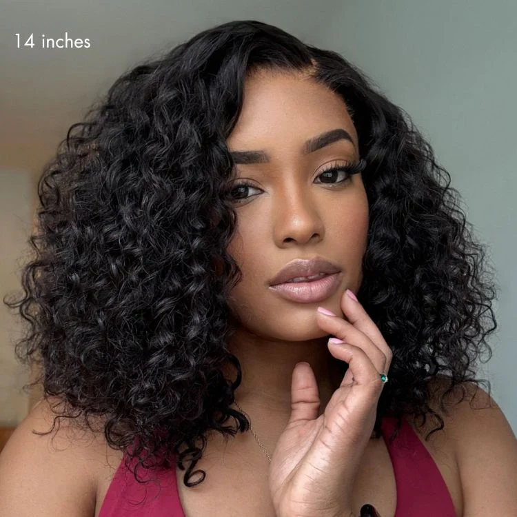 Luvme All-Day Comfort™ Wig Deep Wave Glueless Minimalist HD Lace Human Hair Curly Wig Pre-Cut Lace - Image 3