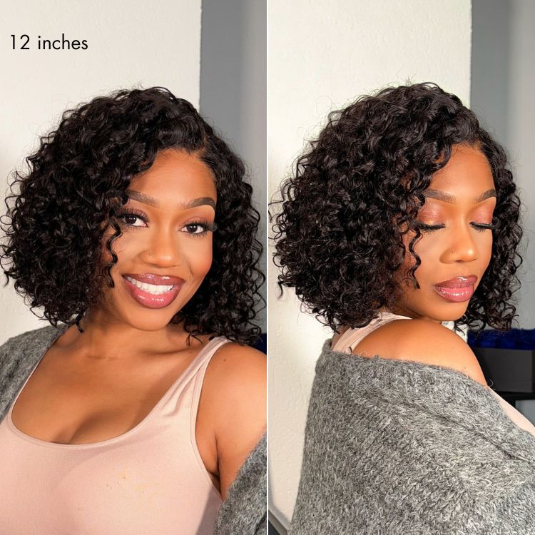 Luvme All-Day Comfort™ Wig Deep Wave Glueless Minimalist HD Lace Human Hair Curly Wig Pre-Cut Lace - Image 5