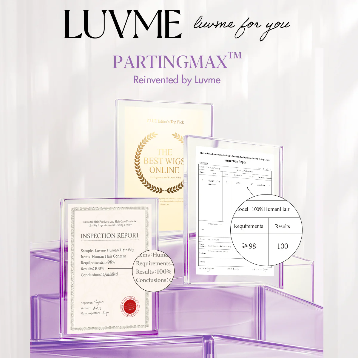 Luvme All-Day Comfort™ Wig PartingMax Glueless 7x6 Closure HD Lace Loose Body Wave Long Wig Pre-Cut Lace - Image 15