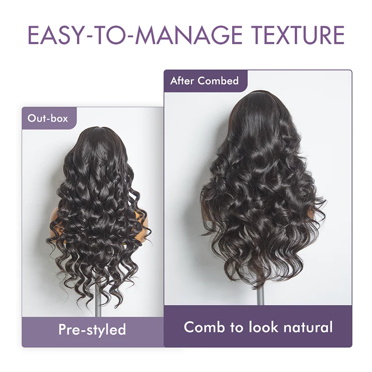 Luvme All-Day Comfort™ Wig PartingMax Glueless 7x6 Closure HD Lace Loose Body Wave Long Wig Pre-Cut Lace - Image 23