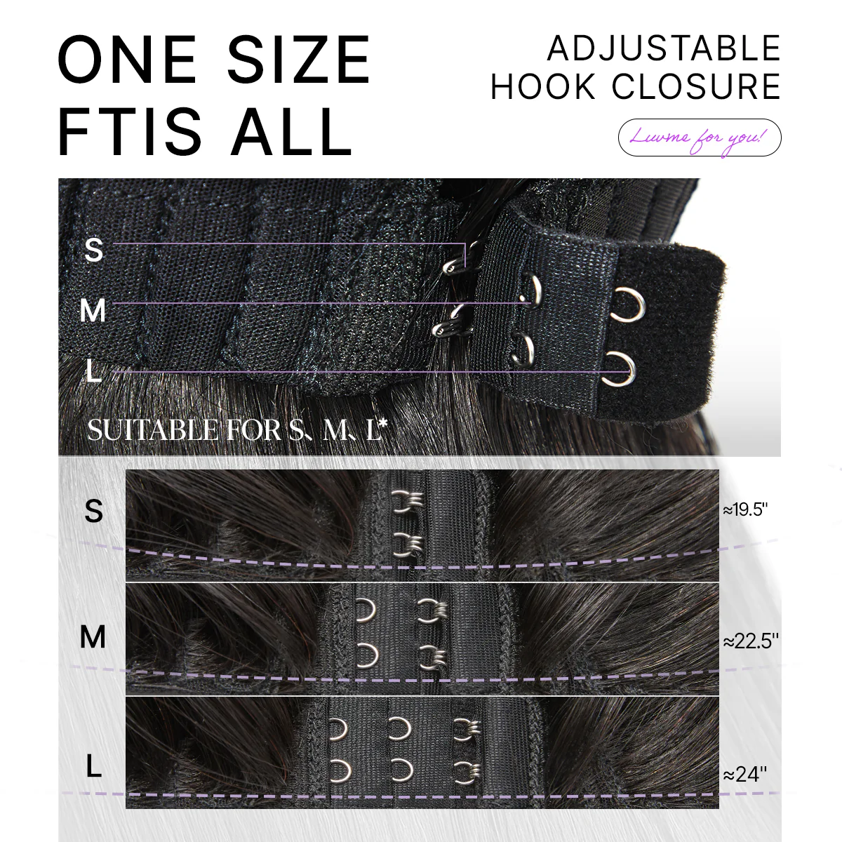 Luvme All-Day Comfort™ Wig PartingMax Glueless 7x6 Closure HD Lace Loose Body Wave Long Wig Pre-Cut Lace - Image 6