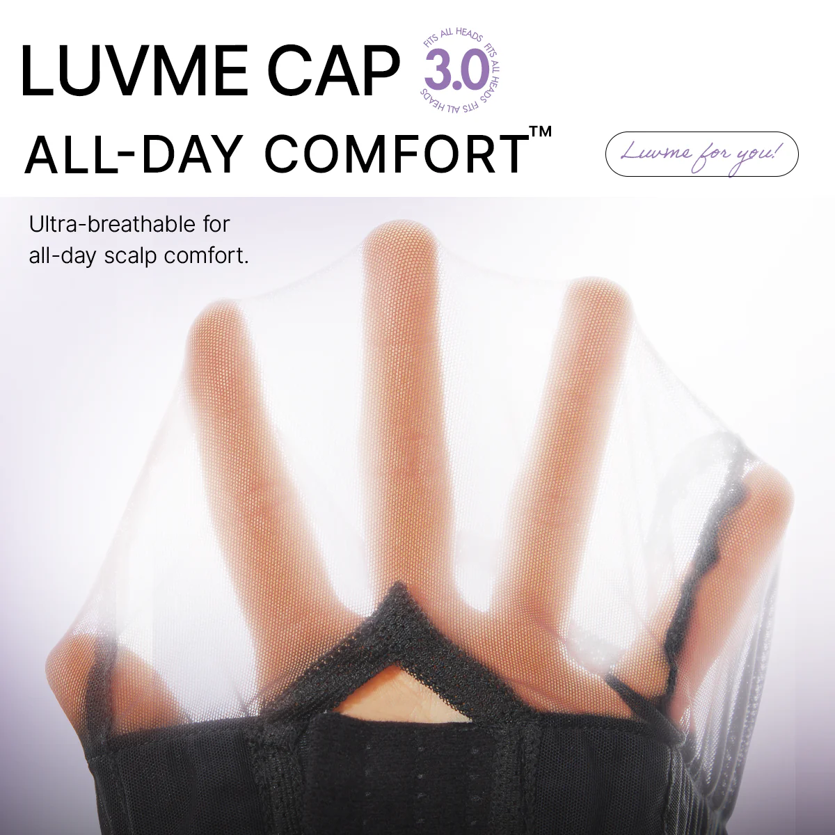 Luvme All-Day Comfort™ Wig PartingMax Glueless 7x6 Closure HD Lace Loose Body Wave Long Wig Pre-Cut Lace - Image 7