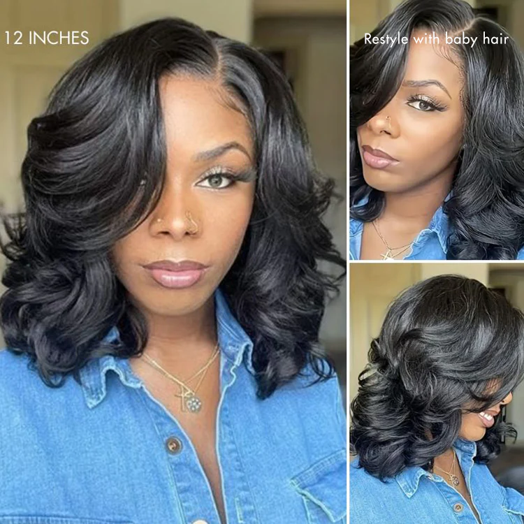 Luvme All-Day Comfort™ Wig 200% Density Voluminous Loose Body Wave Glueless Minimalist HD Lace Wig Pre-Cut Lace - Image 9