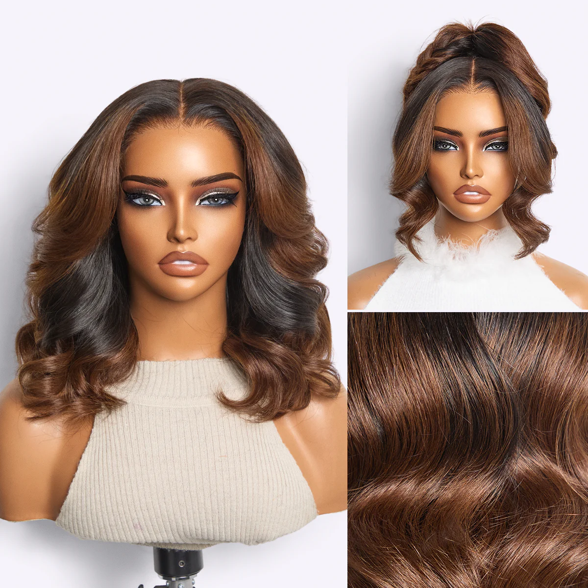 Luvme All-Day Curl Hold™ Premier Grade Hair Shoulder Length Body Wave CuticleAlign™ PartingMax Glueless 7x6 HD Lace Wig Pre-Cut Lace - Image 3