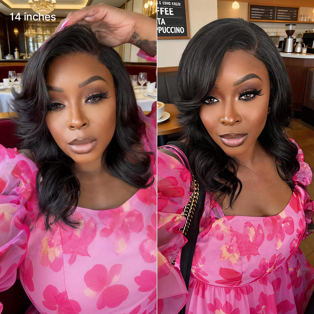 Luvme Hair-Effortlessly Chic Butterfly Cut Layered Wavy Glueless HD Minimalist Lace Short Wig - Image 5