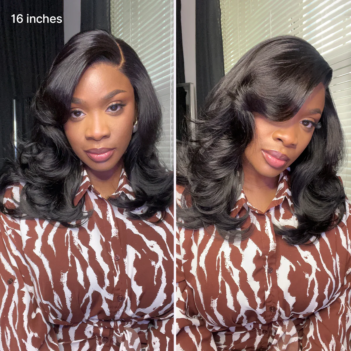 Luvme Hair-Effortlessly Chic Butterfly Cut Layered Wavy Glueless HD Minimalist Lace Short Wig - Image 6