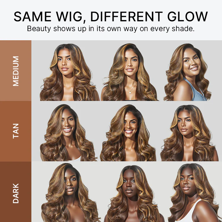 Luvme All-Day Comfort™ Wig 180% Density Honey Golden Blonde Loose Body Wave 7x6 Closure HD Lace Human Hair Wig Pre-Cut Lace - Image 10